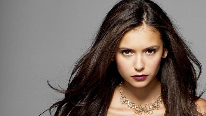 Nina Dobrev Looking Front & Wearing Necklace