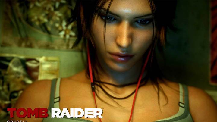 Tomb Raider – Lara Croft Using PDA