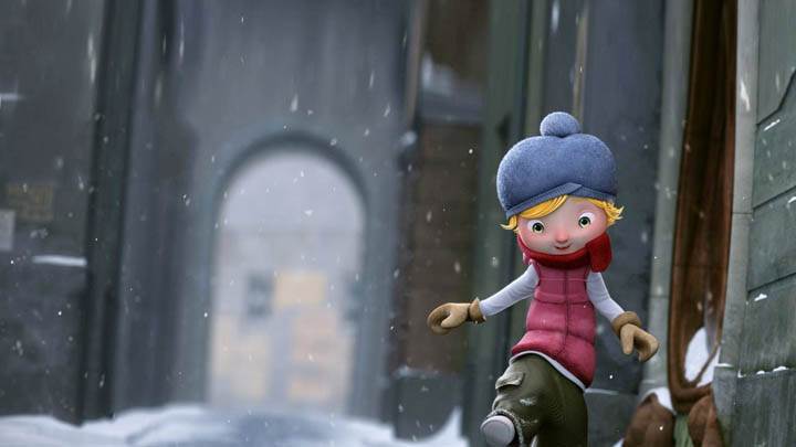 Winter Joy of Lovely Little Boy