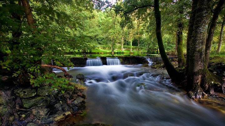 A Beautiful Day Near River