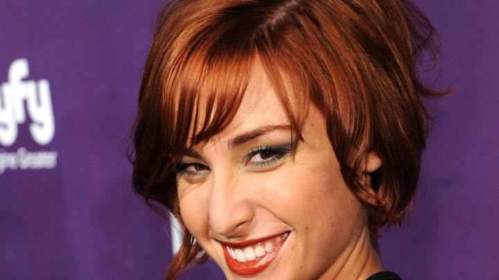 Allison Scagliotti Smiling At SyFy Event