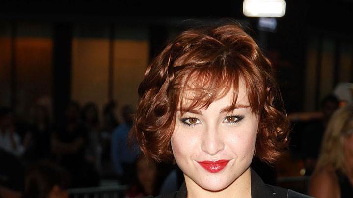 Allison Scagliotti Smiling Red Lips & Brown Hairs