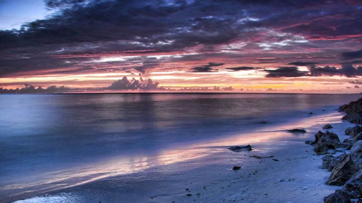 Nice Sunset Near Bach