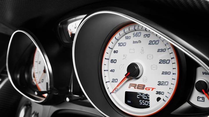 2010 Audi R8 Gt Speed O Meter