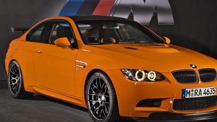 2010 BMW M3 GTS Front Pose In Orange Color