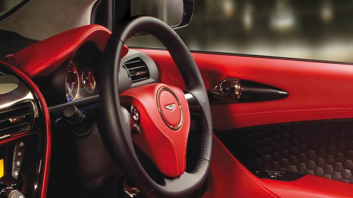 2011 Aston Martin Cygnet Interior In Red Color