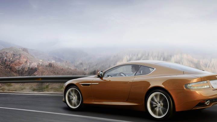 2011 Aston Martin Virage Near Mountain Area