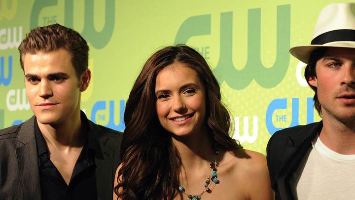 All Three Smiling – Nina Dobrev, Paul Wesley & Ian Somerhalder