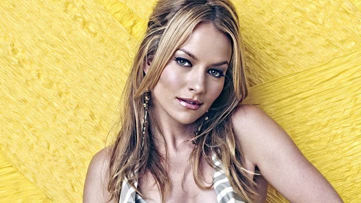 Becki Newton Cute Eyes & Yellow Background