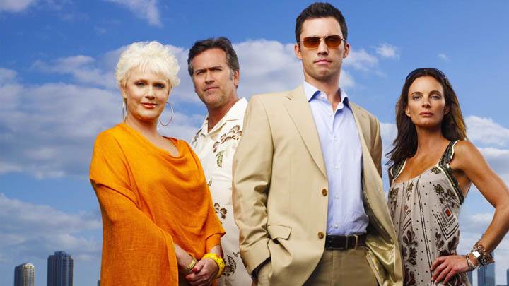 Burn Notice – Gabrielle Anwar, Sharon Gless, Bruce Campbell & Jeffrey Donovan