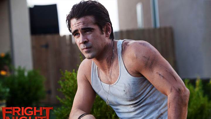 Fright Night Colin Farrell Sitting Outside House