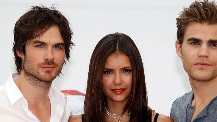 Ian Somerhalder, Nina Dobrev & Paul Wesley In An Event