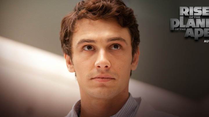 James Franco Face Closeup In Rise Of The Planet Of The Apes