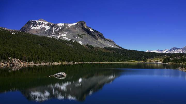 Mountain Reflection In River