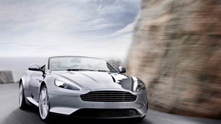 Silver Color 2011 Aston Martin Virage Volante
