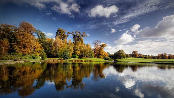 Sky Reflection In River