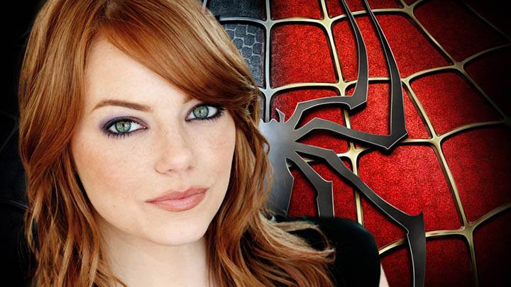 The Amazing Spider-Man – Emma Stone Cute Eyes Face Closeup