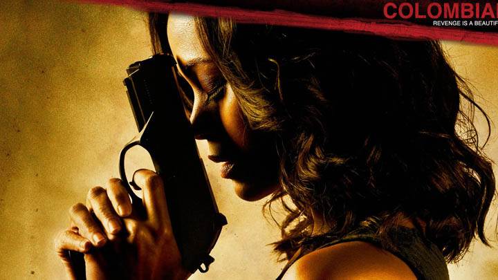 Zoe Saldana Thinking Something In Colombiana