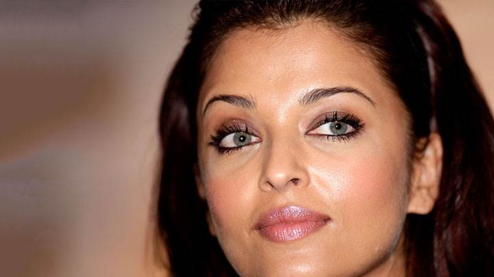 Aishwarya Rai Face Closeup And Blue Eyes