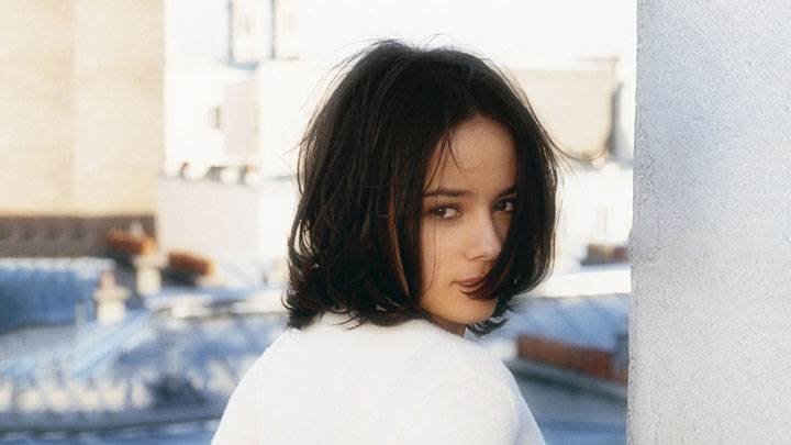 Alizee Jacotey At Roof Photoshot In White Dress