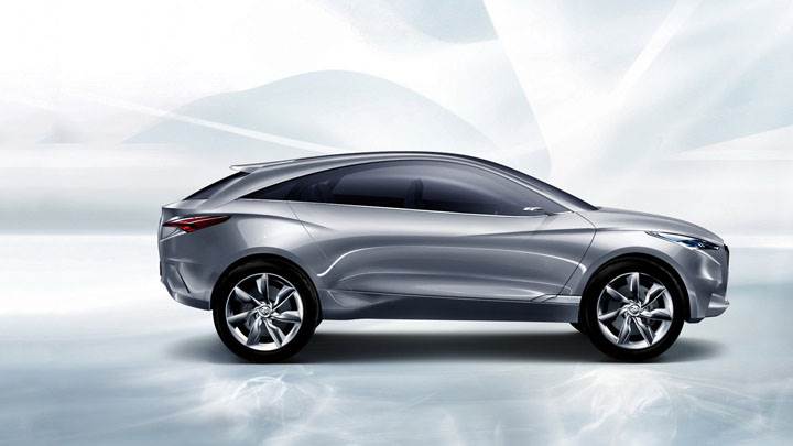 Buick Envision SUV Concept – Silver Car Side Pose