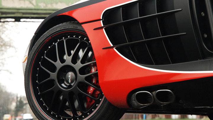 EDO Competition SLR Black Arrow Tyre Closeup