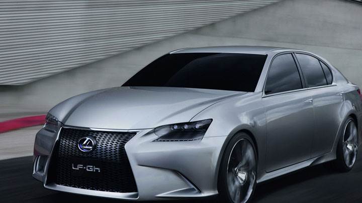 Lexus LF GH Hybrid Concept On Highway