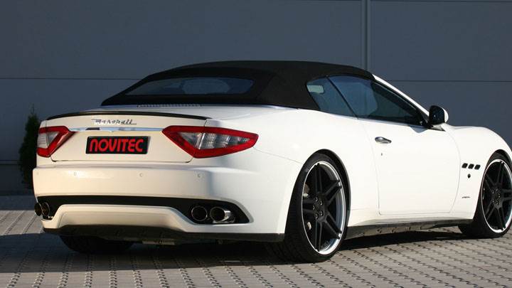 Novitec Maserati Grancabrio Back Pose