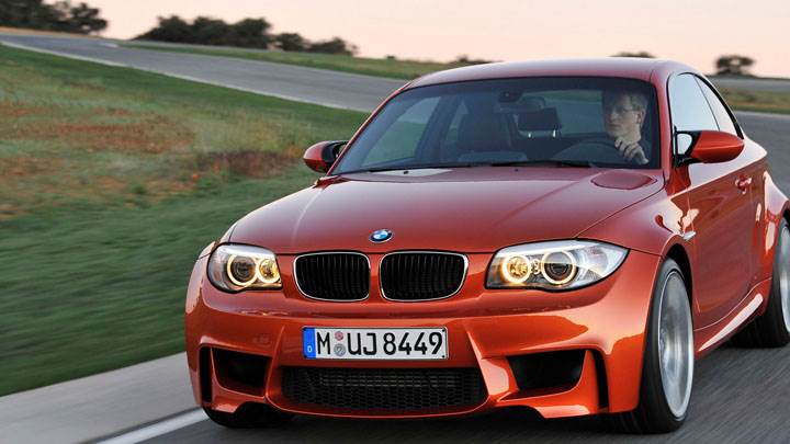 2011 BMW 1 Series M Running on Highway