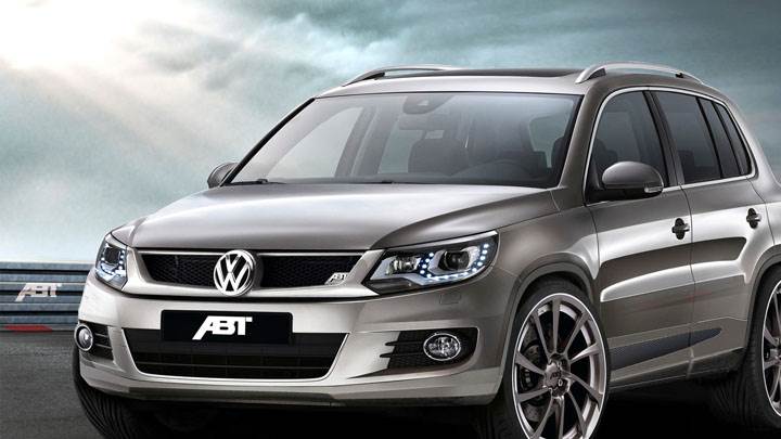 2012 ABT Volkswagen Tiguan in Grey Side Front Pose