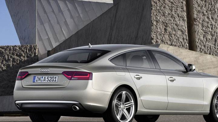 2012 Audi A5 Sportback Side Back Pose