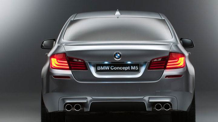 2012 BMW M5 Concept Back Pose
