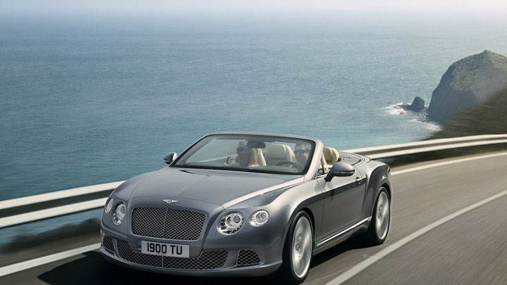 2012 Bentley Continental GTC Running on Highway