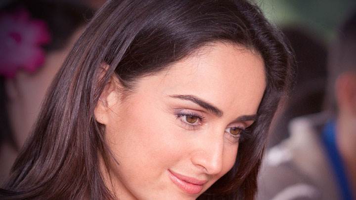 Ana De La Reguera Smiling Side Face Closeup