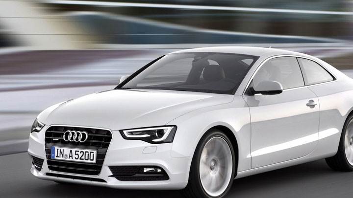 Closeup Pose of 2012 Audi A5 Coupe