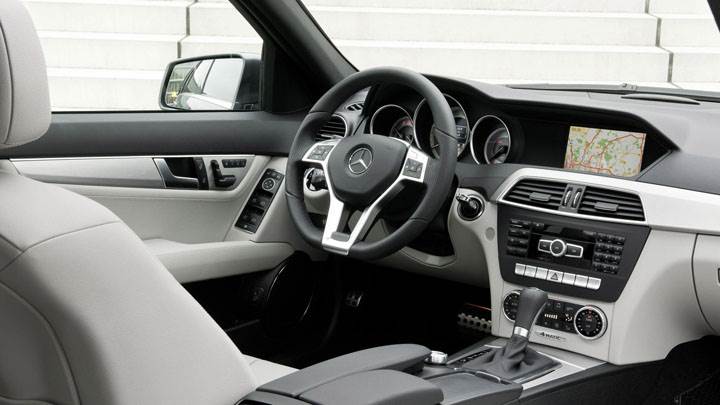 Dashboard Of Mercedes-Benz C-Class