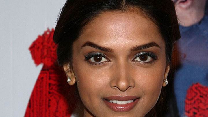 Deepika Padukone Smiling Wet Lips Face Closeup