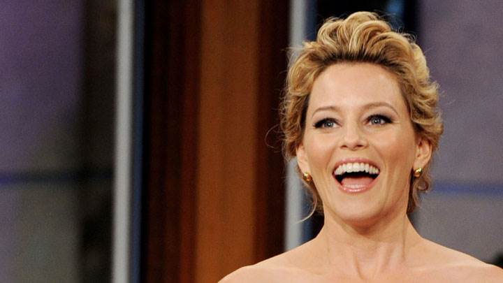 Elizabeth Banks Laughing And Open Mouth Face Closeup