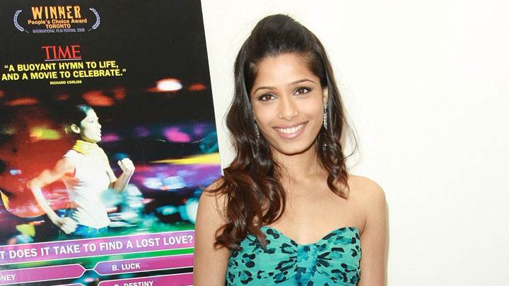 Freida Pinto In Green Dress