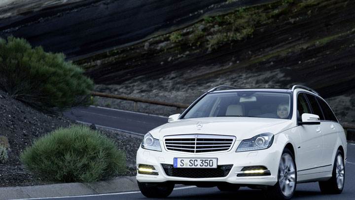 Mercedes-Benz C-Class C350 on Highway