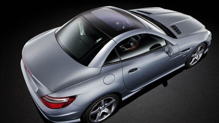 Mercedes-Benz SLK 350 Side Top View