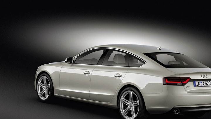 Side Back Pose of 2012 Audi A5 Sportback