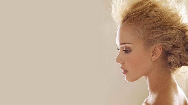 Side Face Of Jessica Alba