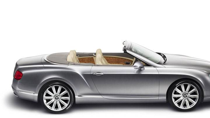 Side View of 2012 Bentley Continental GTC