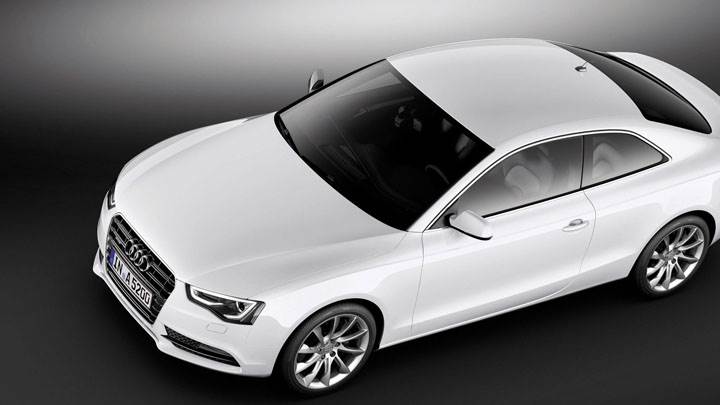 Top View of 2012 Audi A5 Coupe