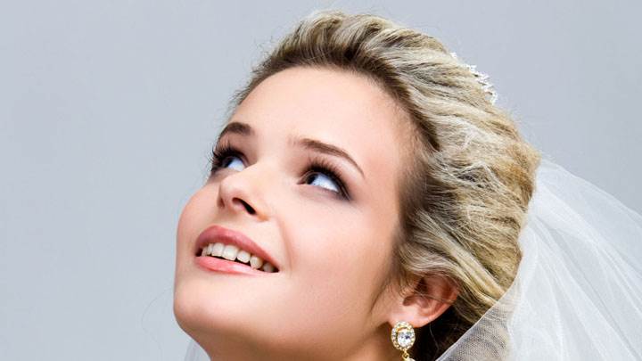 Wedding Girl Face Closeup Photoshoot