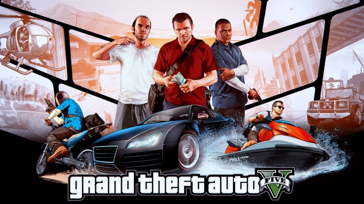 Grand Theft Auto V Game Cover Poster