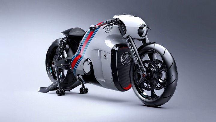 2014 Lotus C-01 Superbike In White Color