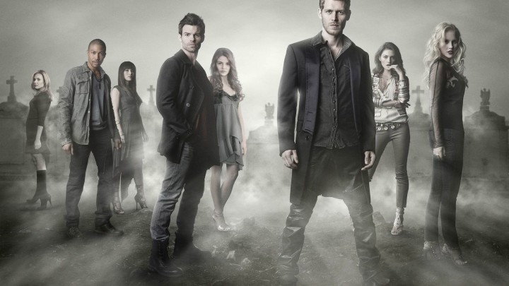 All Characters Of The Originals Standing On A Foggy Place