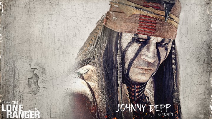 Johnny Depp Angry Look In Movie The Lone Ranger